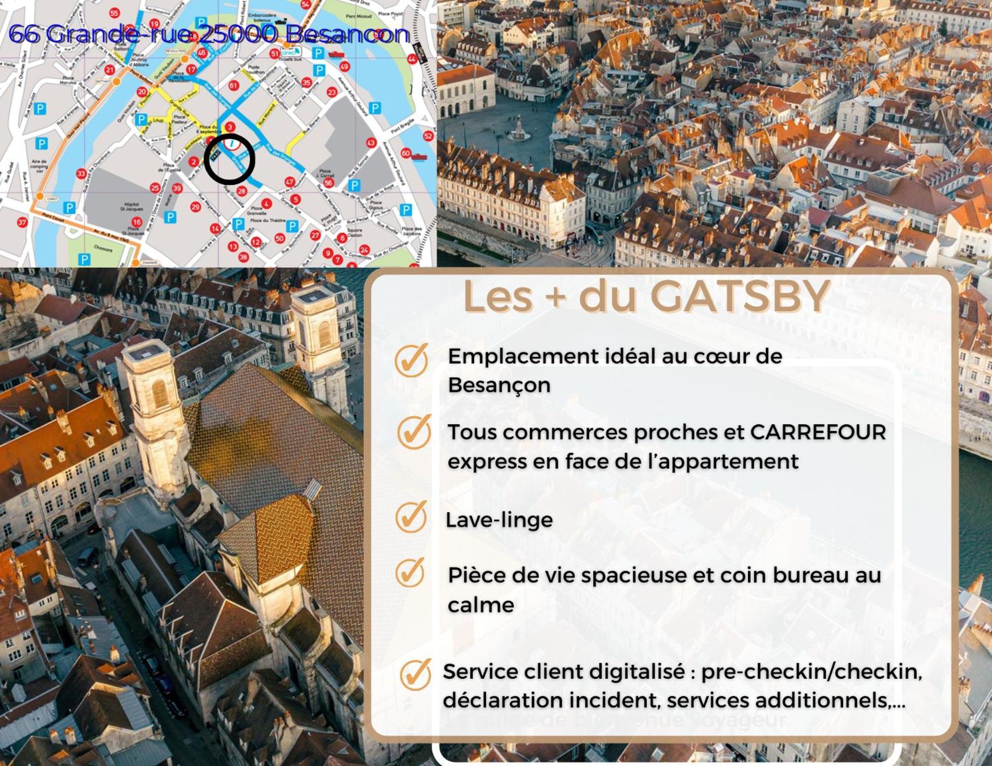 Hypercentre Calme - Le Gatsby - Coconhome Besancon Ngoại thất bức ảnh